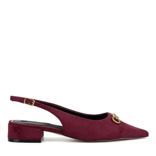Sandały Nine West WFA2991-1 Bordowy - Sandały damskie - miniaturka - grafika 1
