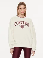 Bluzy damskie - Converse Bluza Retro 10026039-A03 Écru Oversize - miniaturka - grafika 1