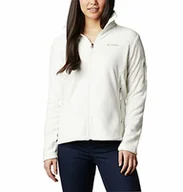 Kurtki damskie - Columbia Fast Trek II Full Zip damska kurtka polarowa z zamkiem błyskawicznym (do aktywności na świeżym powietrzu, na każdą porę roku, z dodatkową kieszenią na zamek błyskawiczny), biały, m EL6081125M - miniaturka - grafika 1
