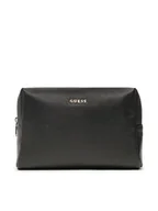 Kosmetyczki, organizery i kuferki - Guess Torba na toaletę 25 cm black - miniaturka - grafika 1
