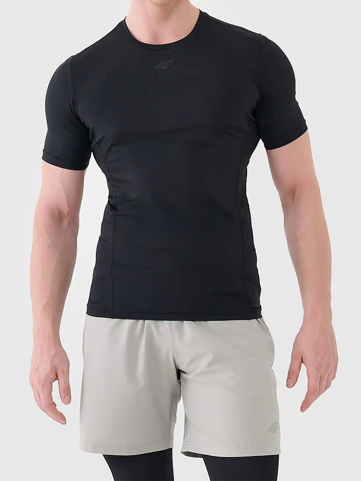 4F Koszulka sportowa w kolorze czarnym