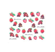 Ozdoby do paznokci - Allepaznokcie Naklejki wodne do paznokci Nr BN 832 - miniaturka - grafika 1