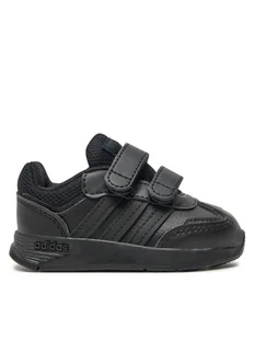 adidas Sneakersy Tensaur Switch JH9248 Czarny - Buty dla chłopców - miniaturka - grafika 1