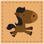 Ręczniki - Ręcznik Dziecięcy 30x30 Bawełna Zwierzaki 350g/m2 004 - miniaturka - grafika 1