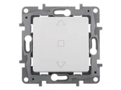 Wyłączniki światła i elektryczne - Legrand Niloe Łącznik sterowania roletami biały 764511 764511 - miniaturka - grafika 1