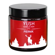 Świece - Piernikowa Świeca Sojowa 100% Wosk Sojowy- Yush - 120Ml - miniaturka - grafika 1