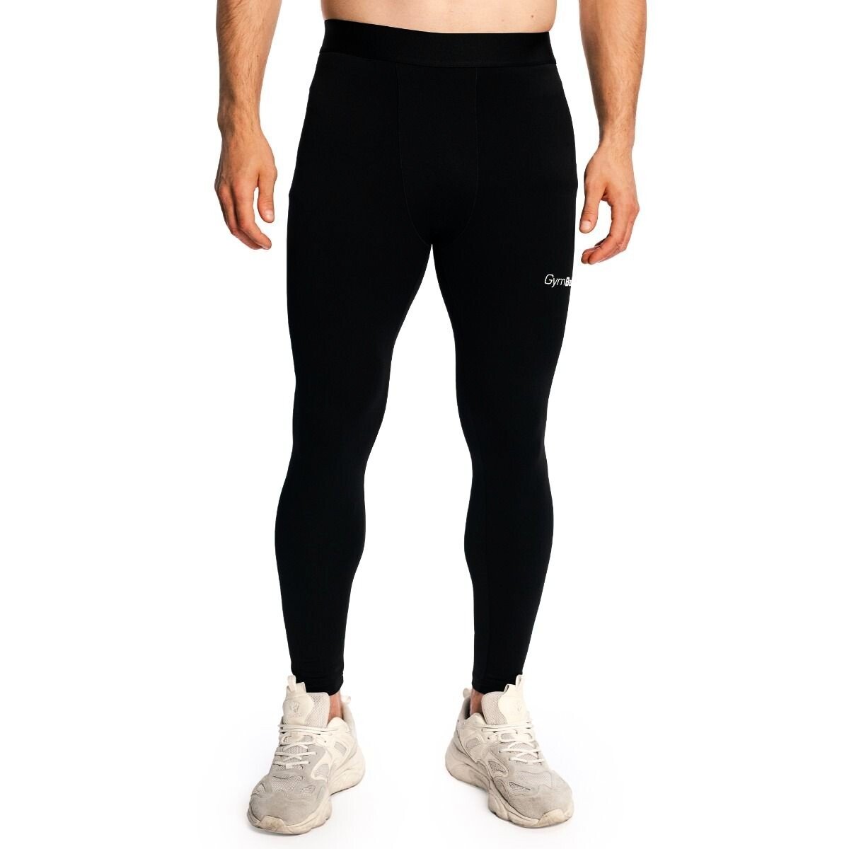 Legginsy męskie GymBeam Men‘s Combat Leggings Black XXL