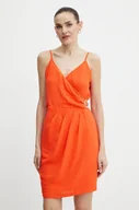 Sukienki - Morgan sukienka RCORO.F kolor pomarańczowy mini prosta RCORO.F - miniaturka - grafika 1