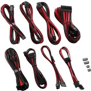 CableMod RT-Series PRO ModMesh 12VHPWR Dual Cable Kit for ASUS/Seasonic - black/red - Kable komputerowe i do monitorów - miniaturka - grafika 1