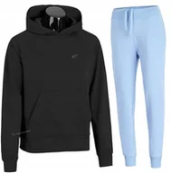 Spodnie sportowe damskie - 4F DAMSKI DRES BAWEĹNA KOMPLET BLUZA SPODNIE / rozm XL - miniaturka - grafika 1