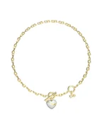 Naszyjniki - Guess Naszyjnik JUBN04 494JW Złoty - miniaturka - grafika 1