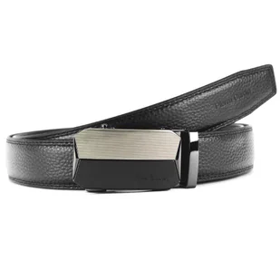 Pasek skórzany męski Pierre Cardin 550 HY08 125 Czarny - Paski - miniaturka - grafika 1