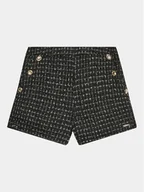 Spodenki damskie - Guess Szorty materiałowe J3BD02 WFRF0 Czarny Regular Fit - miniaturka - grafika 1