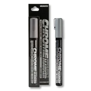 Mungyo Marker chromowy 4,5mm srebrny - Markery permanentne - miniaturka - grafika 1