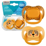 Smoczki uspokajające - Canpol Babies Silikonowy Smoczek Symetryczny 18m+ BabiesBoo 2-pack - miniaturka - grafika 1