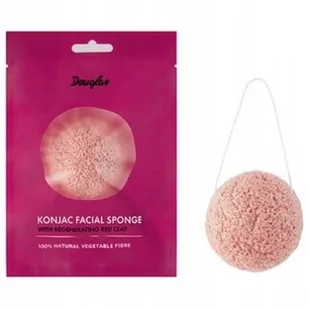 Douglas Douglas Gąbka Konjac Sponge Z Czerwoną Glinką - Akcesoria do oczyszczania twarzy - miniaturka - grafika 1