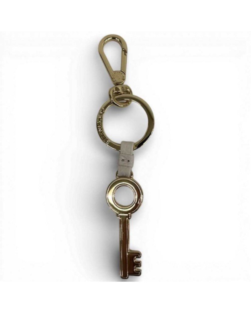 Szalik damski coccinelle Charm Portachiavi Basic Metal Perla biały