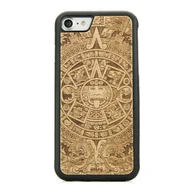 Etui i futerały do telefonów - Bewood Drewniane etui iPhone 7/8/SE 2022/2020 KALENDARZ AZTECKI ANIEGRE - miniaturka - grafika 1