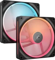 Wentylatory komputerowe - Wentylator Corsair iCUE LINK LX140-R RGB PWM 2-pack + Hub czarny CO-9051052-WW - miniaturka - grafika 1