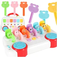 Zabawki interaktywne dla dzieci - Autobus edukacyjny grający wyskakujące zwierzątka kluczyki Kik Sp. z o. o. Sp. k. - miniaturka - grafika 1