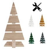 Choinki - be4nature Choinka modrzewiowa odzoba świąteczna DIY Nieimpregnowana 59 x 27 cm - miniaturka - grafika 1