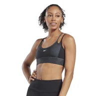 Biustonosze - Damski Stanik sportowy REEBOK MOD SAFARI POLY BRALETTE HT2380 – Czarny - miniaturka - grafika 1