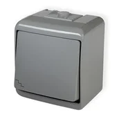 Wyłączniki światła i elektryczne - Karlik Junior łącznik schodowy 10WHE-3 10WHE-3 - miniaturka - grafika 1