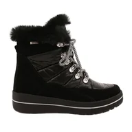 Śniegowce damskie - Czarne Śniegowce Waterproof Caprice 26240-29 019 - miniaturka - grafika 1