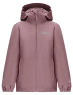 Kurtki i płaszcze dla dziewczynek - Jack Wolfskin Dziewczęca kurtka FLAZE K kurtka przeciwdeszczowa, ash Mauve, 92 - miniaturka - grafika 1