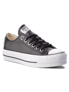Converse Trampki Ctas Lift Clean Ox 561681C Czarny - Trampki męskie - miniaturka - grafika 1