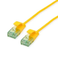 Kable miedziane - ROLINE RM UTP DataCenter Cat.6A kabel sieciowy Żółty 0,15 m Cat.6A (Class EA) - miniaturka - grafika 1
