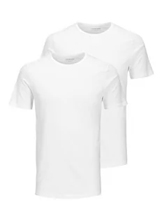 Jones Jack Komplet 2 t-shirtów Basic Crew Neck 12133913 Biały Regular Fit - Koszulki męskie - miniaturka - grafika 1