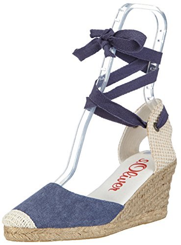 s.Oliver 28334 damskie espadryle, niebieski - niebieski denim 802-42 EU