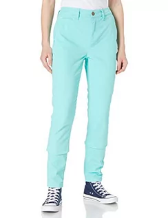 Spodnie damskie - Superdry Damskie spodnie typu chino, Fluro Turquoise, 26W / 32L - grafika 1