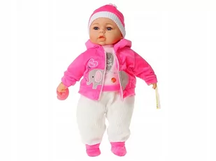 Adar Lalka bobas z głosem w worku 45cm 416536 - Lalki dla dziewczynek - miniaturka - grafika 1