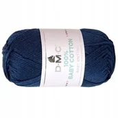 Pasmanteria - WŁÓCZKA DMC BABY COTTON 100% kol. 758 / granatowy - miniaturka - grafika 1