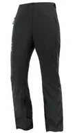 Spodnie sportowe damskie - Spodnie Salomon S/Max Warm W Deep Black - miniaturka - grafika 1