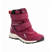 Buty dla dziewczynek - Buty zimowe dla dzieci Jack Wolfskin WOODLAND WT TEXAPORE HIGH VC K burgundy / red - 26 - miniaturka - grafika 1