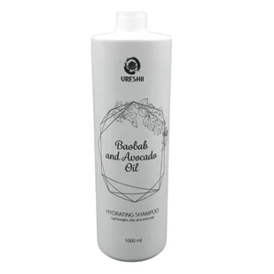 Ureshii Baobab And Avocado Hidrating Shampoo, Szampon Do Włosów, 1000ml - Szampony do włosów - miniaturka - grafika 1