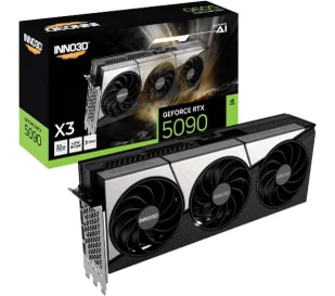 Inno3D GeForce RTX 5090 X3 32GB GDDR7 512bit DLSS 4 N50903-32D7-17593928 - Karty graficzne - miniaturka - grafika 1