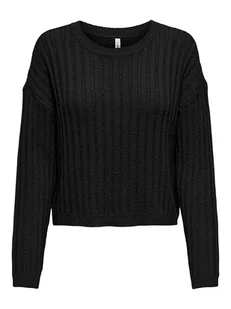 ONLY Sweter w kolorze czarnym - Swetry damskie - miniaturka - grafika 1