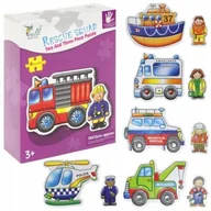 Puzzle - Puzzle Baby dla najmłodszych 22el, pojazdy ratunkowe - miniaturka - grafika 1