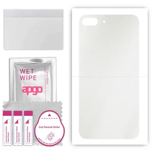 Folia naklejka skórka strukturalna na TYŁ do Apple iPhone 8 Plus -  Matowa Przezroczysta Winylowa - apgo SKINS - Szkła hartowane na telefon - miniaturka - grafika 1