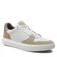 Półbuty męskie - Sneakersy Geox U Deiven U455WB 04722 C0118 White/Sand - miniaturka - grafika 1