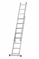 Drabiny - B2B Partner Dwuczęściowa drabina aluminiowa HOBBY, 2x8 szczebli , 3,38 m VEN.2008 - miniaturka - grafika 1