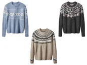 Swetry damskie - esmara® Sweter damski z domieszką wełny - miniaturka - grafika 1