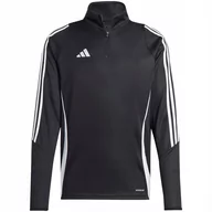 Bluzy męskie - Bluza męska adidas Tiro 24 Training Top czarna IJ9963 L - miniaturka - grafika 1