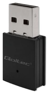 Qoltec 56989 Bezprzewodowy mini adapter WiFi Standard AC BT 4.0 USB 2.0 600Mbps 56989 - Karty sieciowe - miniaturka - grafika 1