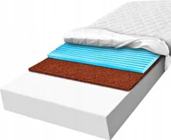 Materace - Materac H1 H2 piankowy 120x200 HR kokos przewiewny 15cm konturowy pianka - miniaturka - grafika 1
