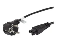 Części i akcesoria do laptopów - LANBERG Kabel zasilający CEE 7/7-&gt;IEC 320 C5 1.8m prosty VDE - miniaturka - grafika 1